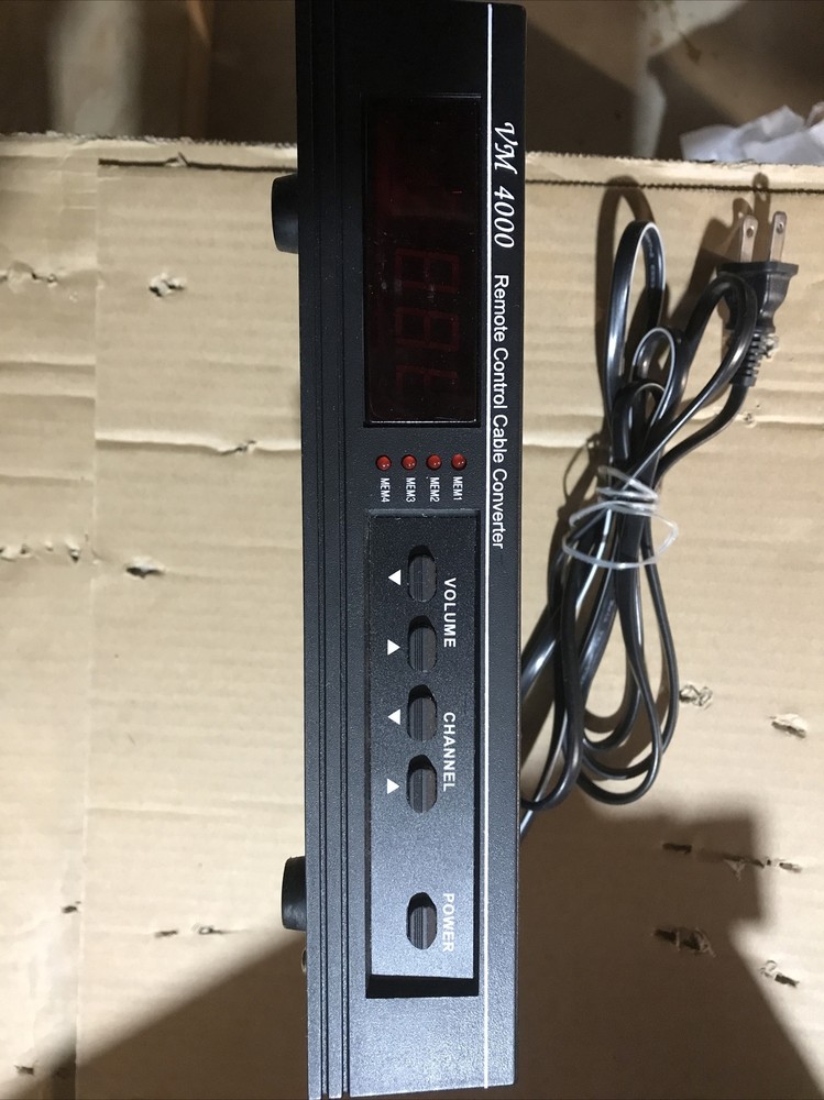 VIEW MASTER VM4000 Remote Control Cable Converter box