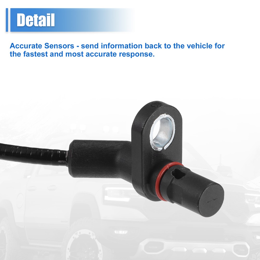 2pcs ABS Wheel Speed Sensor for Ram 1500 2013-2018 Front Left or Right Black