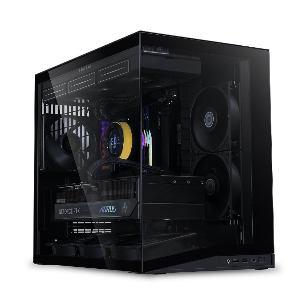 LIAN LI O11D MINI V2 Flow Compact ATX Mid-Tower Airflow Computer Case Black