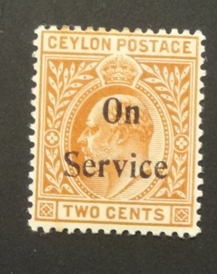 Ceylon #O22, MHM 1903 (2204)