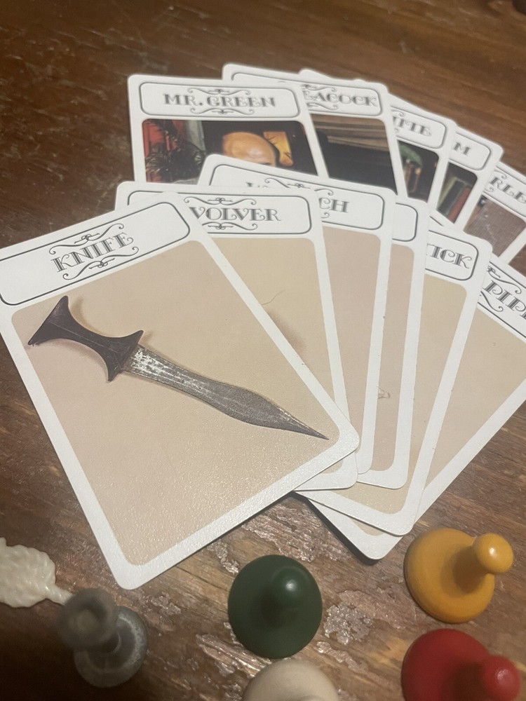 1976 Clue Board Game Replacement Pieces