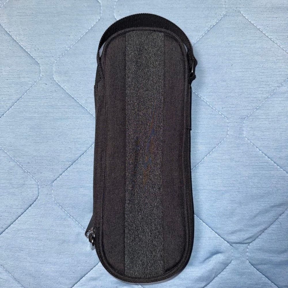 SIDE BY SIDE BLACK NYLON GADGET POUCH #e14bf5