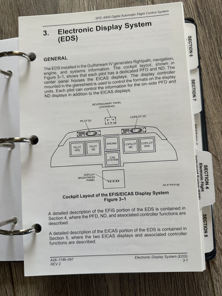 Gulfstream IV SPZ-8400 Digital Automatic Flight Control System Pilots Manual