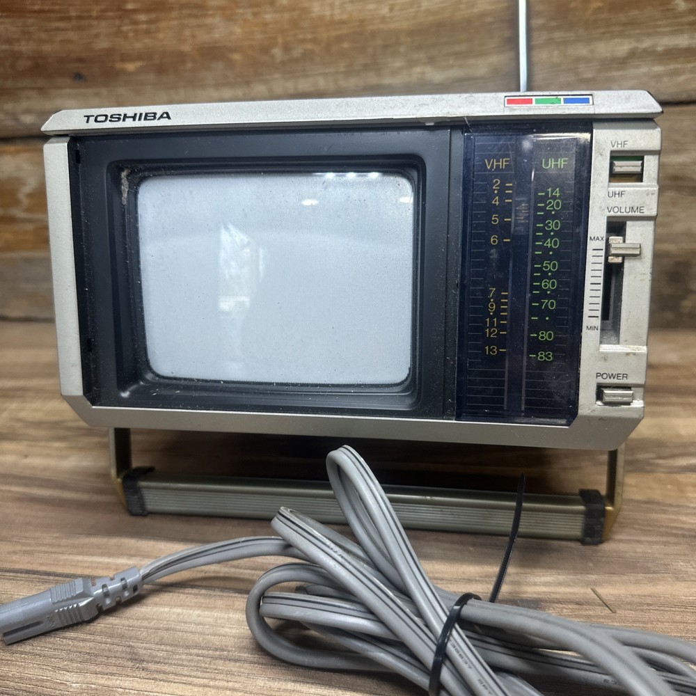 Toshiba CA045 Portable TV Camping Untested