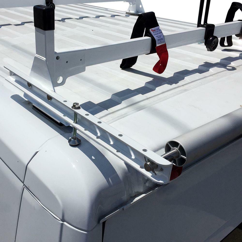 White Vantech H1 57" Roller System with 24" Long Extension Plate