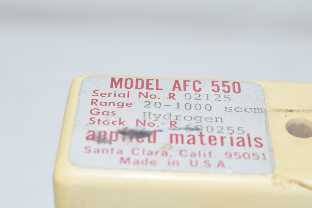 Applied Materials Model: AFC-550 Mass Flow Controller 20-1000sccm Hydrogen Gas A