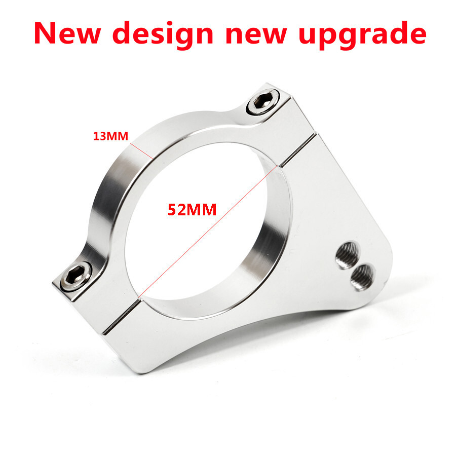 1x Universal Motorcycle Steering Damper Fork Bracket Reduce Lever Vibration 52mm