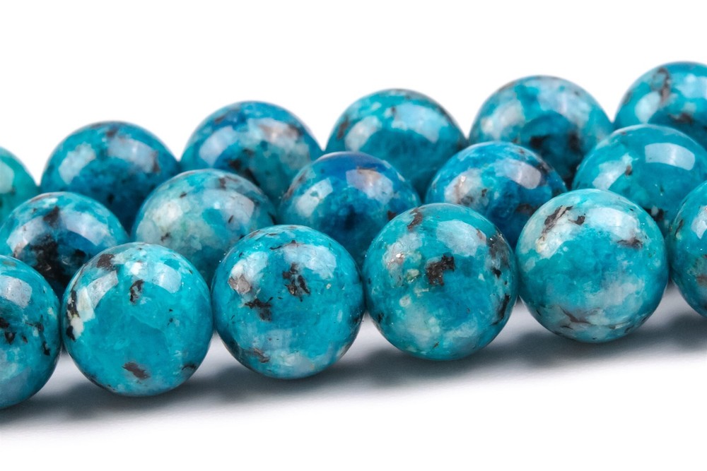 8MM Sky Blue Jade Beads Round Gemstone Loose Beads