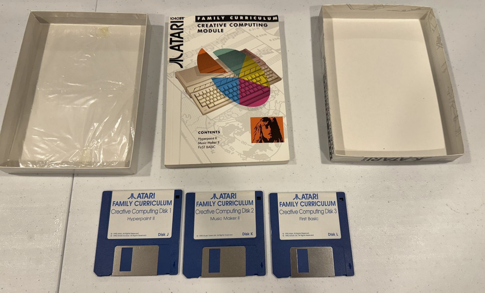 Atari 1040 ST Family Curriculum Creative Computing Module Software (1990)