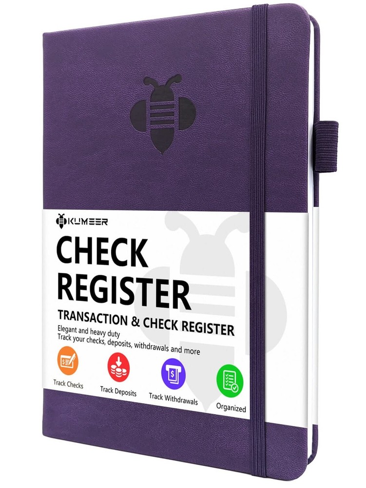 Check Register – Elegant Check Registers for Personal Checkbook with Check