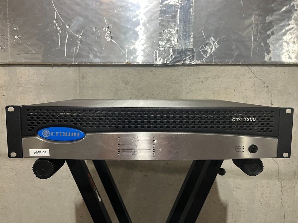 Crown CTs 1200 2-Channel Power Amp with USP4-CN DSP Processor