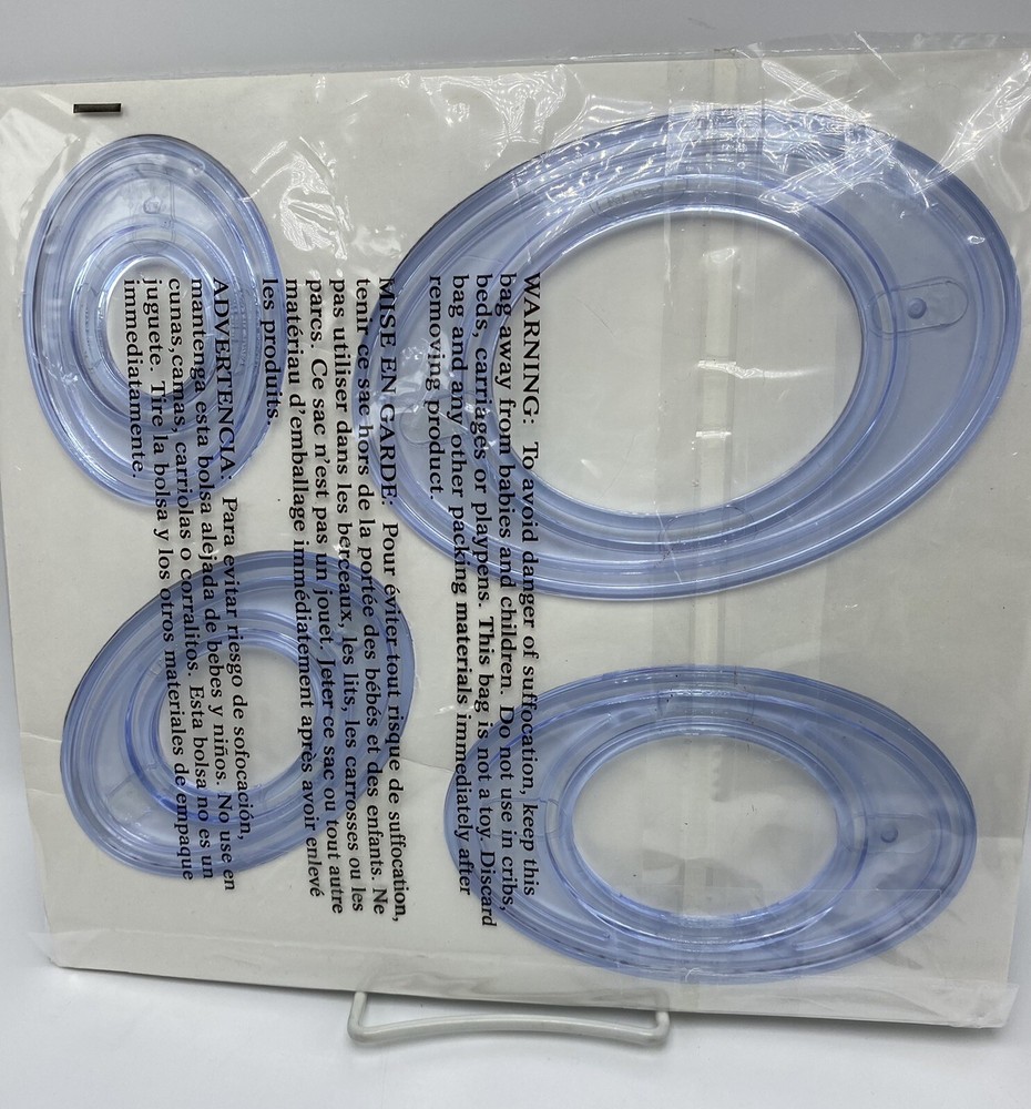 Creative Memories Custom Cutting System Oval Patterns Replace Blades Blue Black