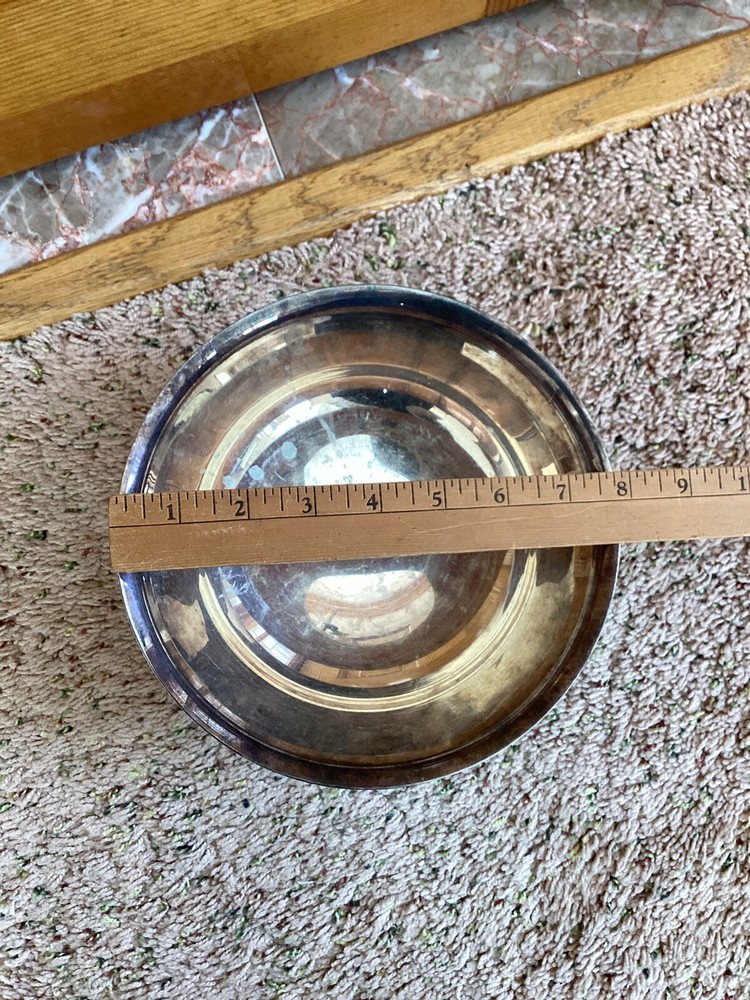 A Gotham Silver Original Footed Bowl 8” Wide
