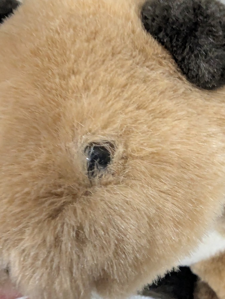 Hand Puppet Brown Beaver Plush Gund Felt Bow
