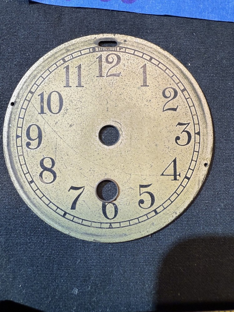 (N330) ANTIQUE 2.75" CLOCK DIAL. CHELSEA? SETH THOMAS?