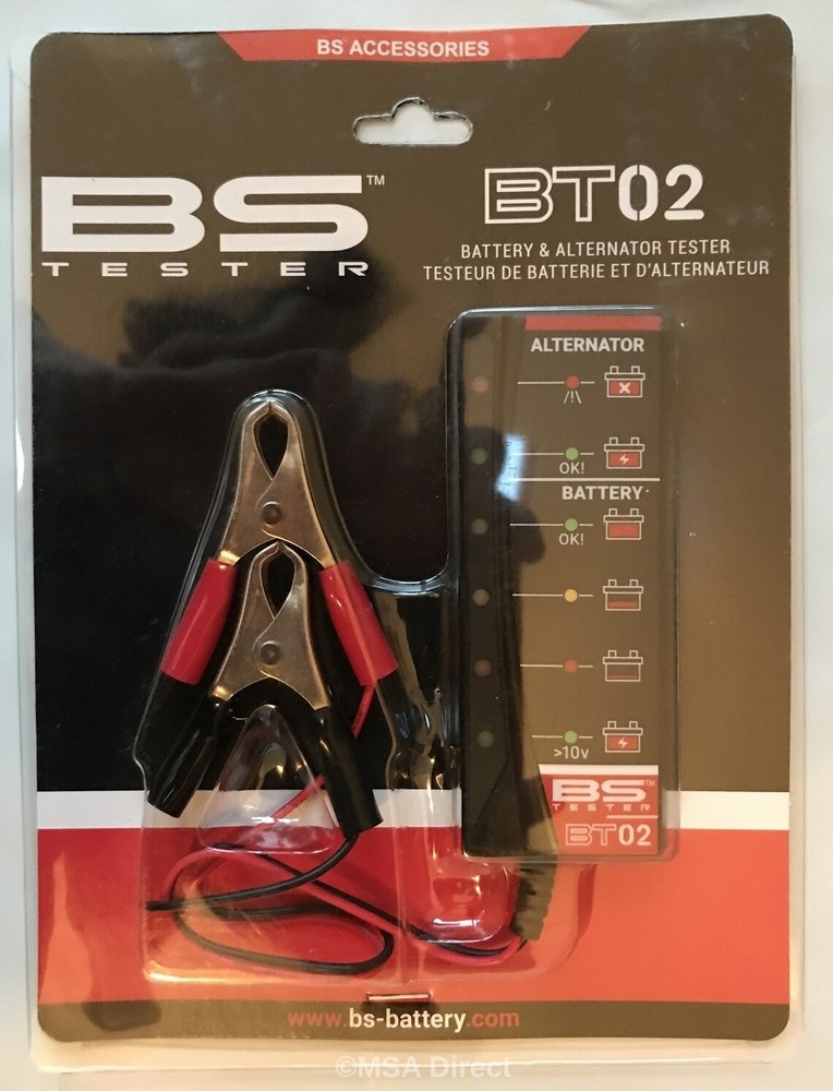 BS Battery - 12 Volt battery and Alternator Tester