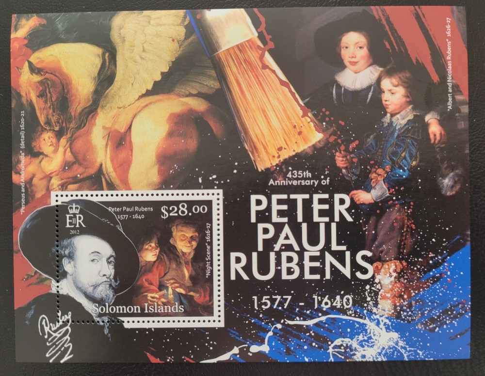 Solomon Island 2013 / Painting by Peter Rubens / 1v ms