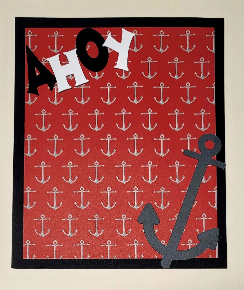 Pirate Ahoy Mat. Scrapbook, Card making Paper Piecing