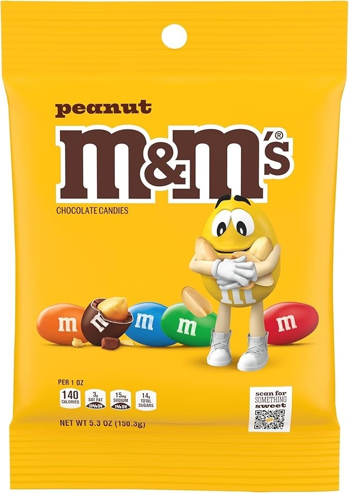 M&M's Peanut Peg Pack - 5.3 oz-3 pack