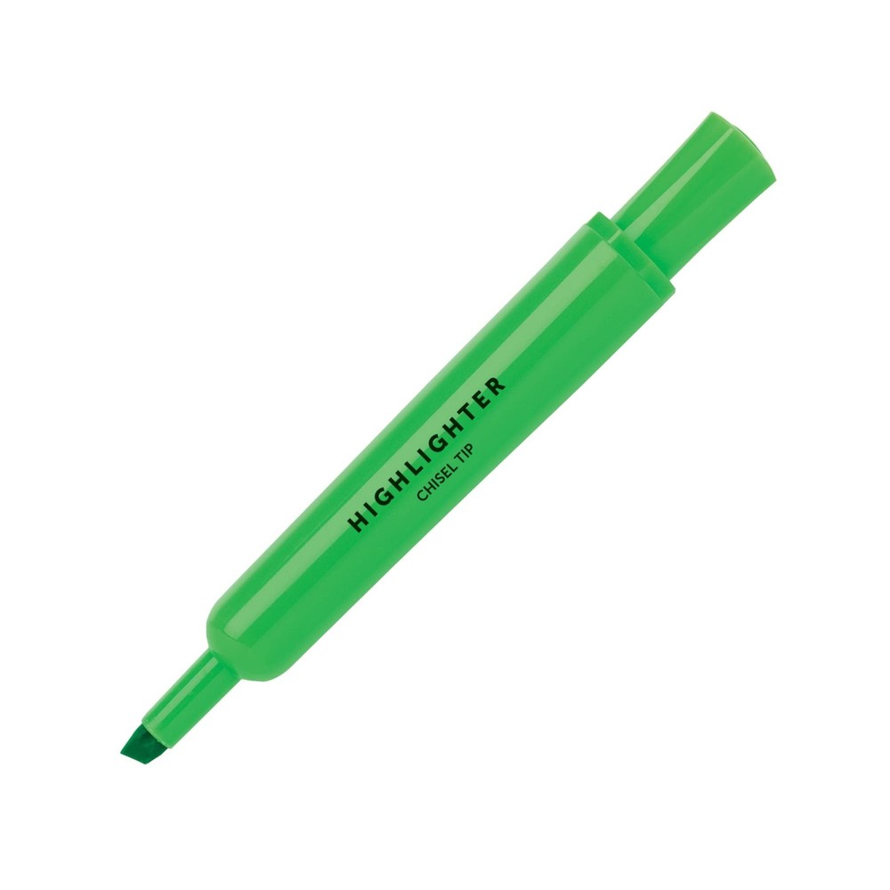 Office Depot Chisel-Tip Highlighter, Assorted 1 Count (Pack of 12),