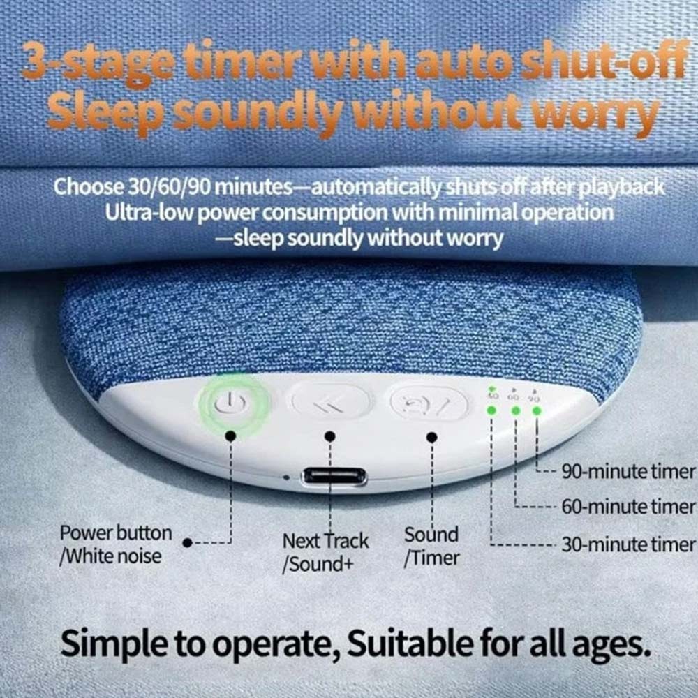 Under Pillow Speaker for Sleeping, Portable Bluetooth Bone Conduction Speaker