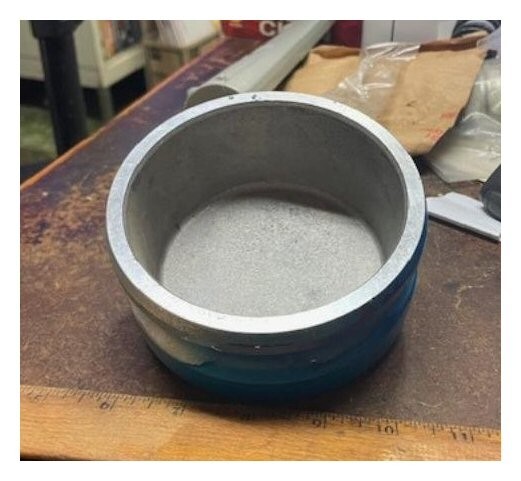 Aluminum 4” (?) Camlock Pipe Plug