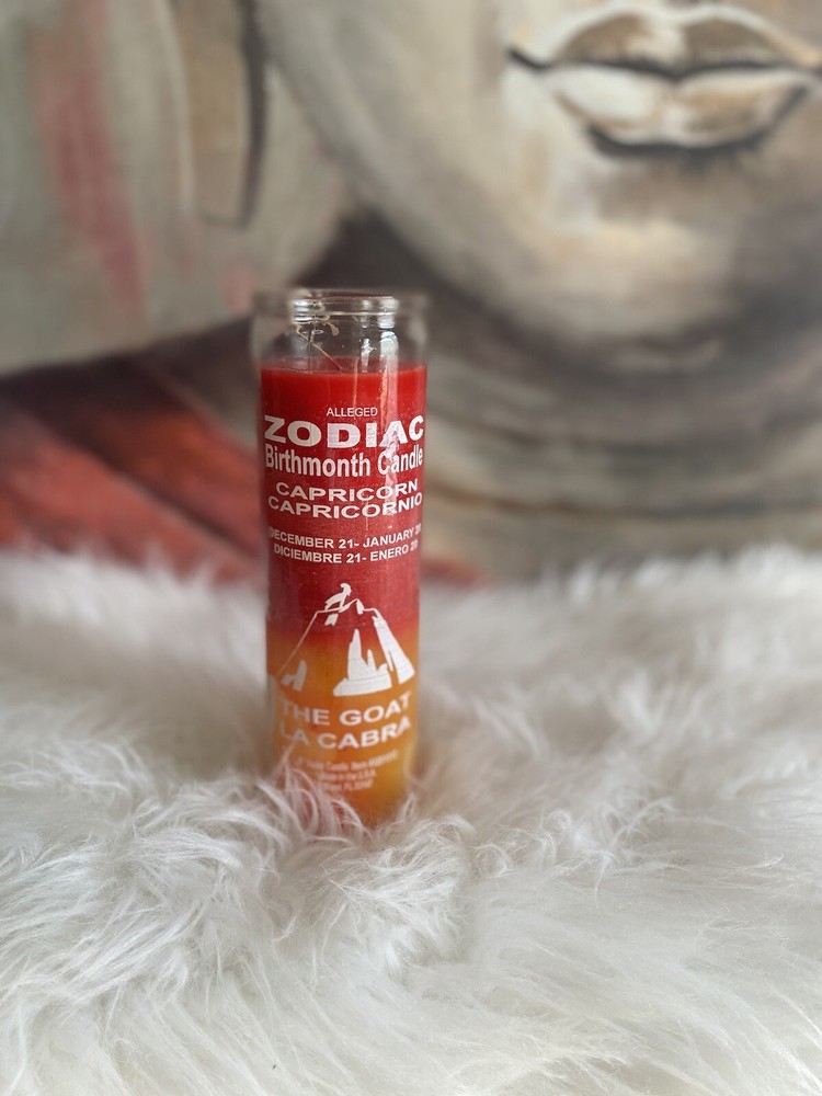 Capricorn zodiac candle