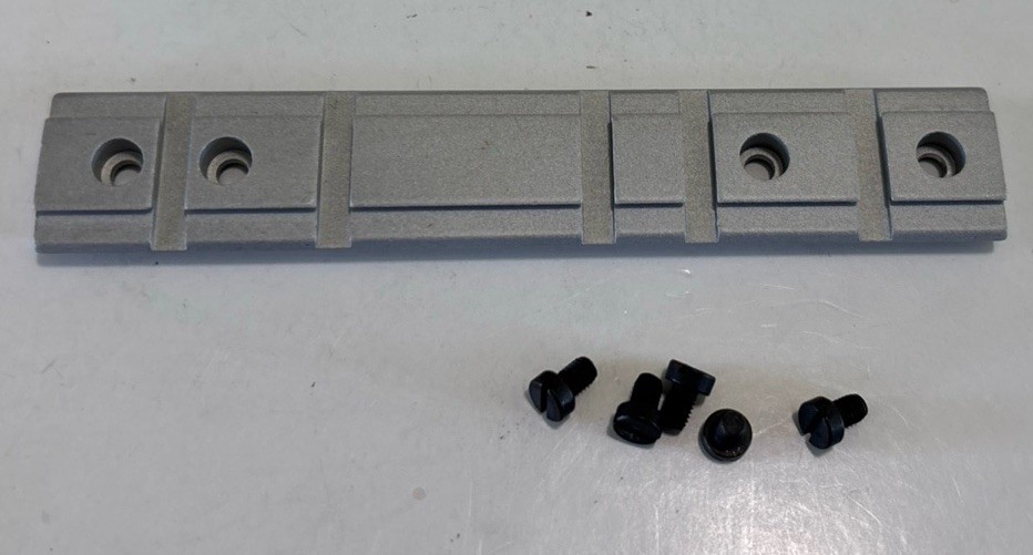 Ruger 10/22 Rifle Scope Base Mount, Silver Powder Coat