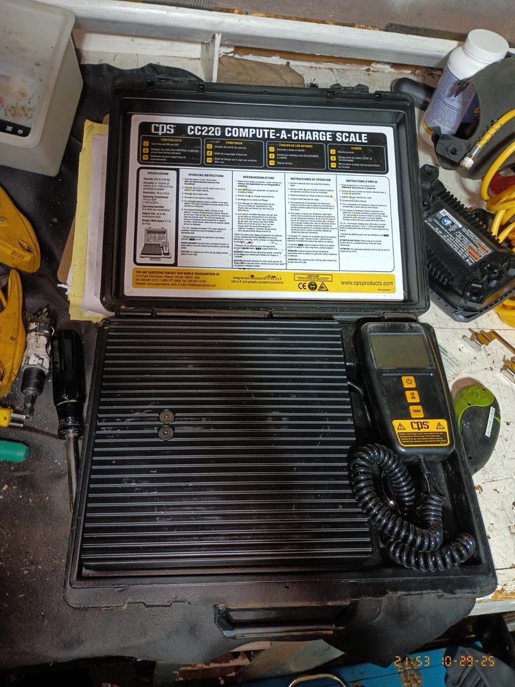 CPS CC220 Refrigerant Charging Scale