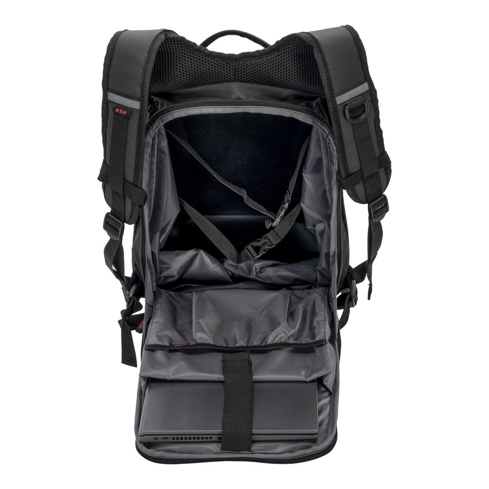 LS2 Shield Hard Shell Motorcycle Backpack 25L LS266010BKP1