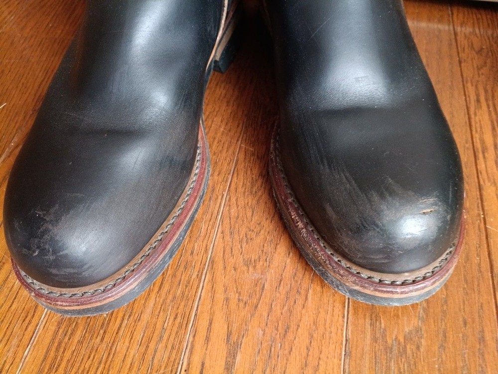RedWIng Boots 2268 Leather Black Engineer Boots Size 6.5