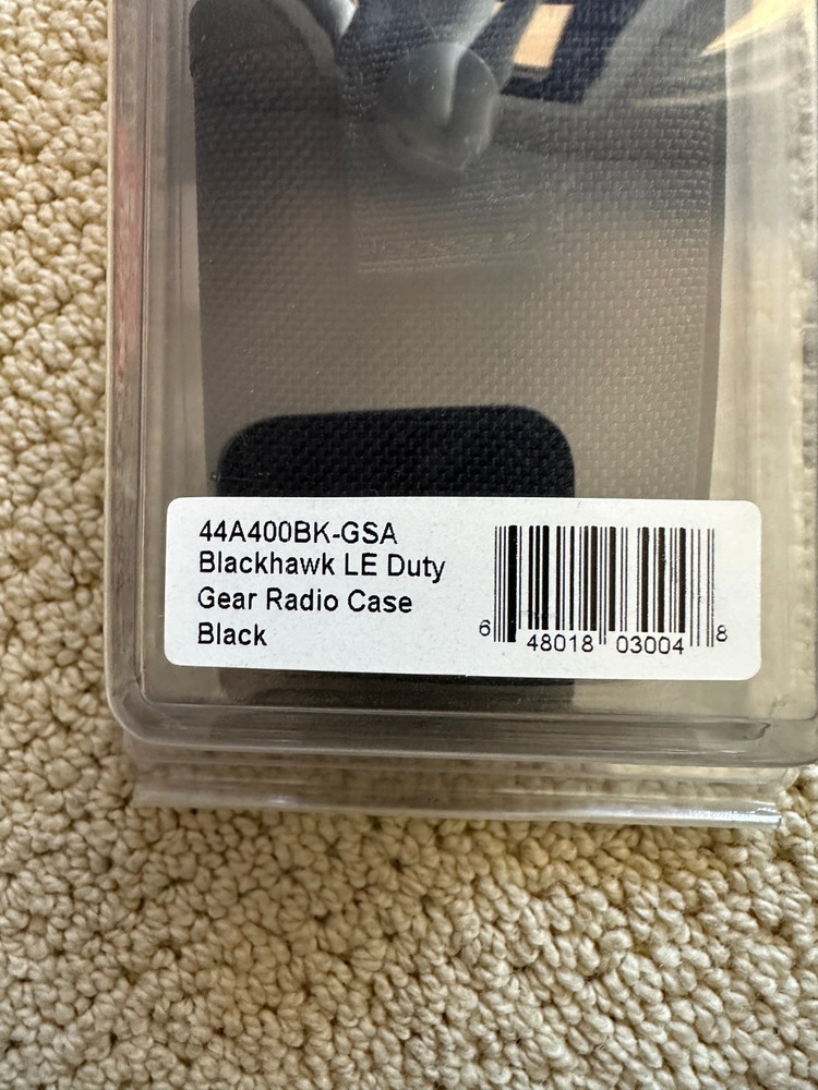Blackhawk LE Duty Gear Radio Case Black