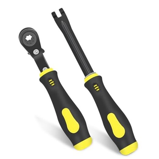 2 PCS Slack Adjuster Tools, Brake Adjustment for Semi, Fork End Release and