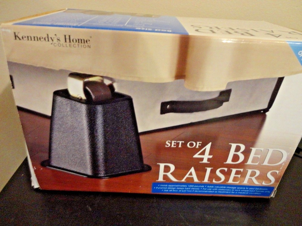 SET OF 4 BED RAISERS
