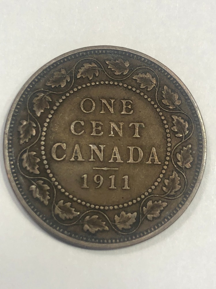 1911 Canada One Cent Foreign Coin #2067