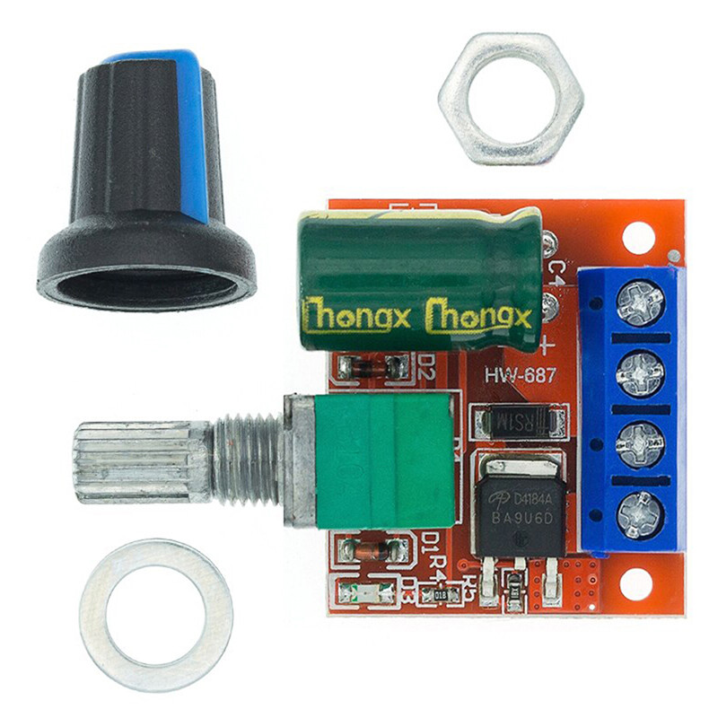 5A 90W PWM DC Motor Speed Controller Adjustable 5V-35V DC Regulator Module