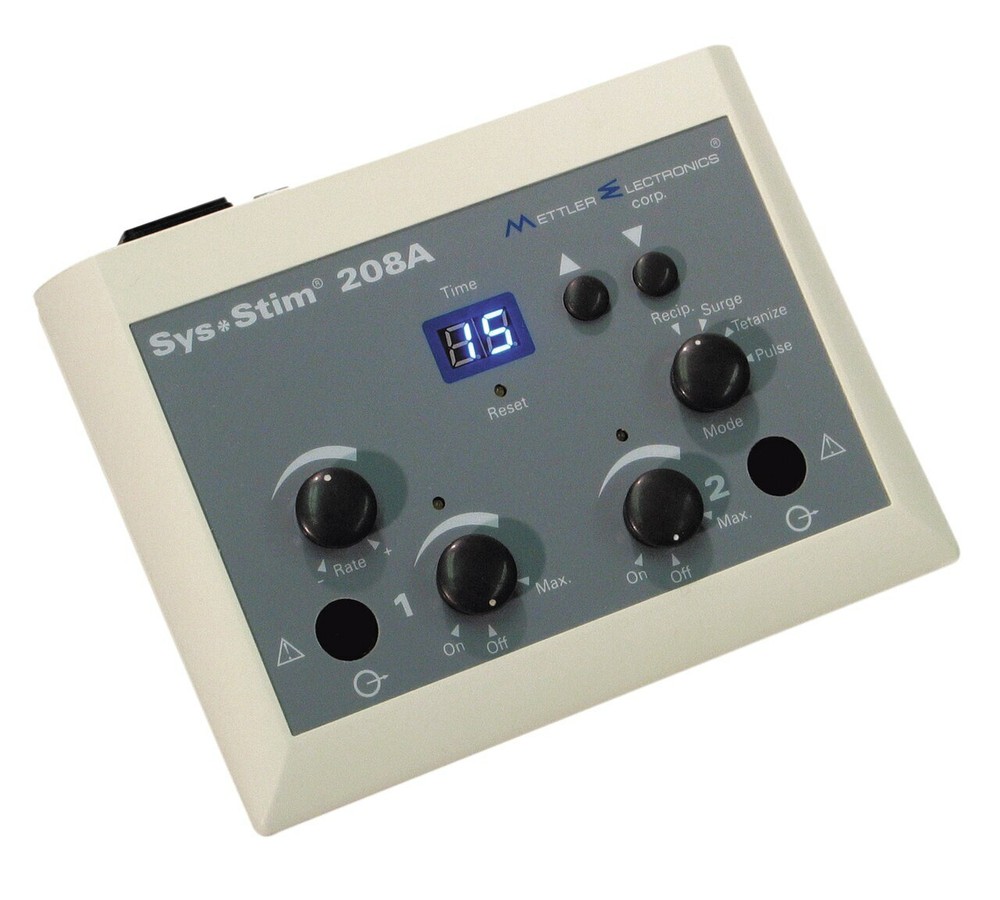 Mettler Sysstim 208A two-channel digital low volt stimulation device