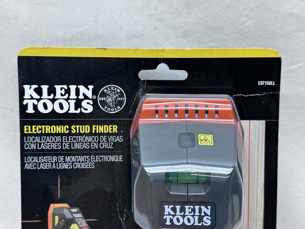 Klein Tools ESF150LL Electronic Stud Finder with Cross-Line Lasers - New