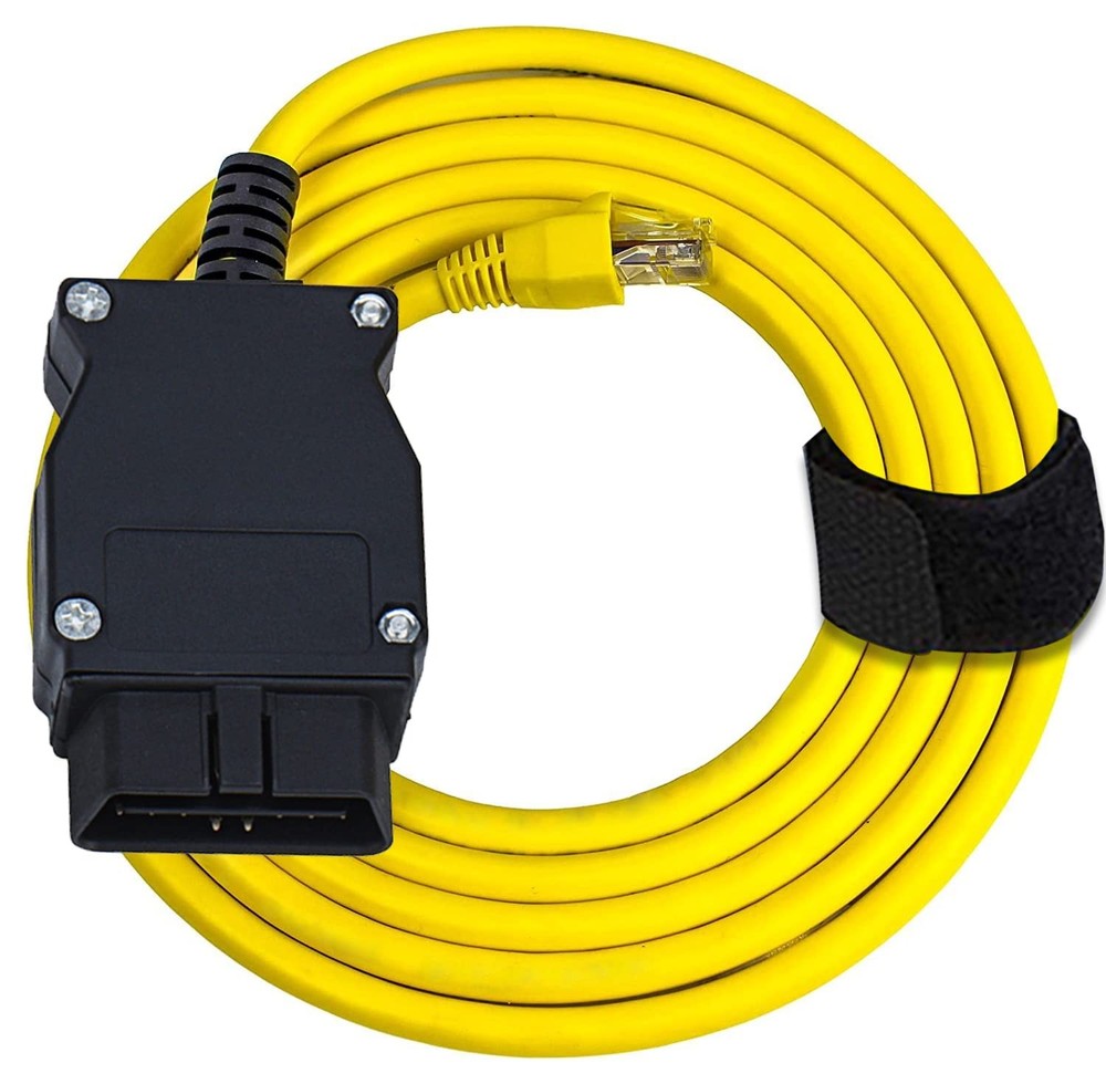 Enet OBD2 RJ45 Cable for F-Series Coding Diagnostics Bimmercode Ethernet 6.6f...