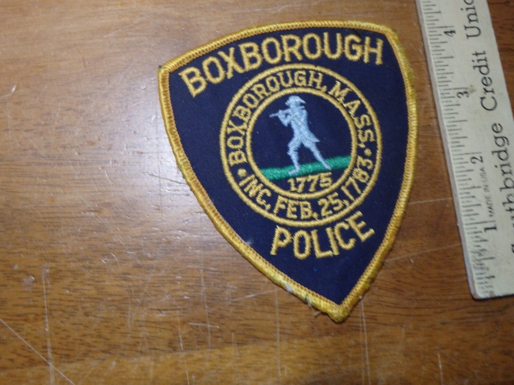 BOXBOROUGH    MASSACHUSETTS VEST PATCH BX 25#12