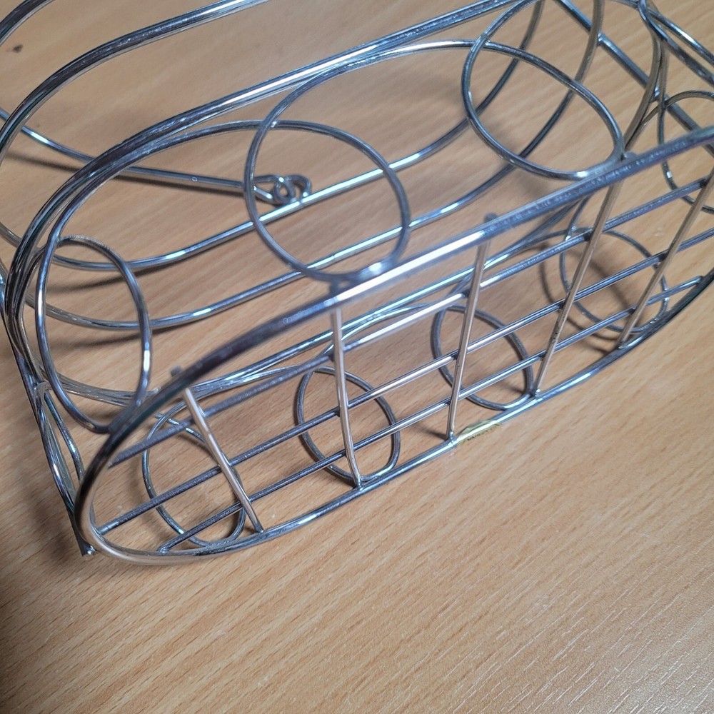 Condiment Holder Metal Wire Rack with Handle