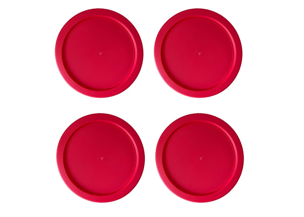 4 Replacement Lids for Pyrex 4-CUP Storage Cover 6" Container 7201-PC RED