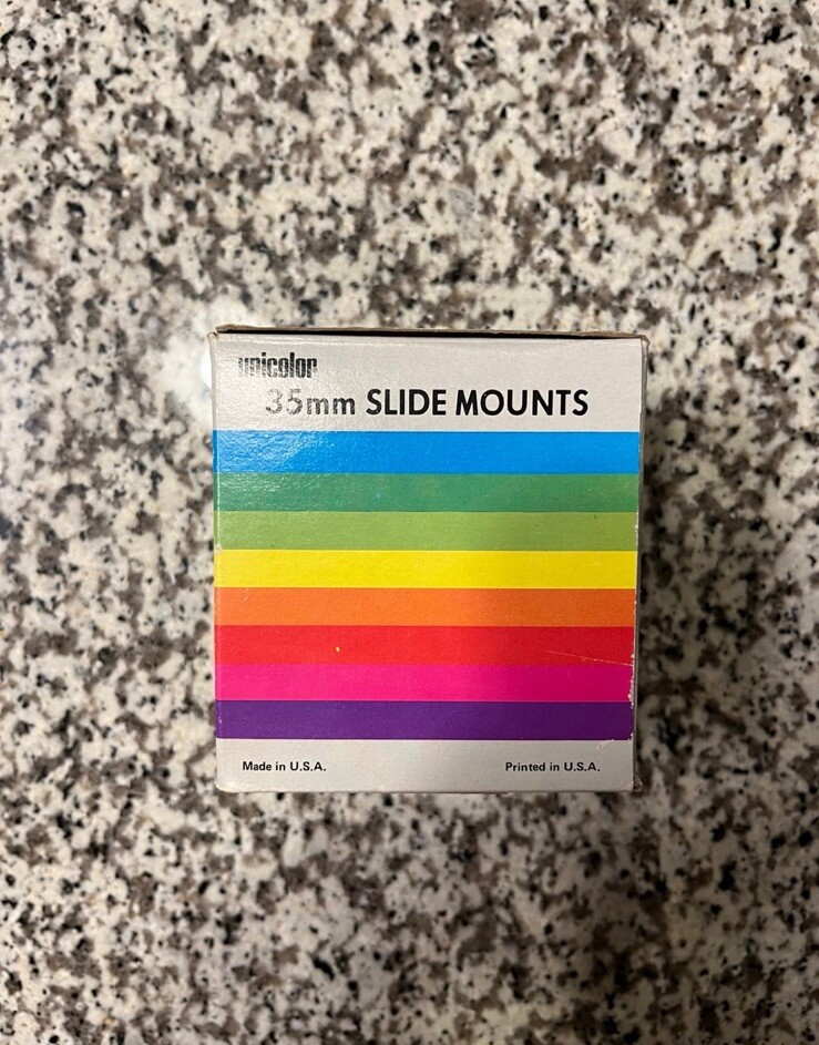 Unicolor 35mm slide mounts