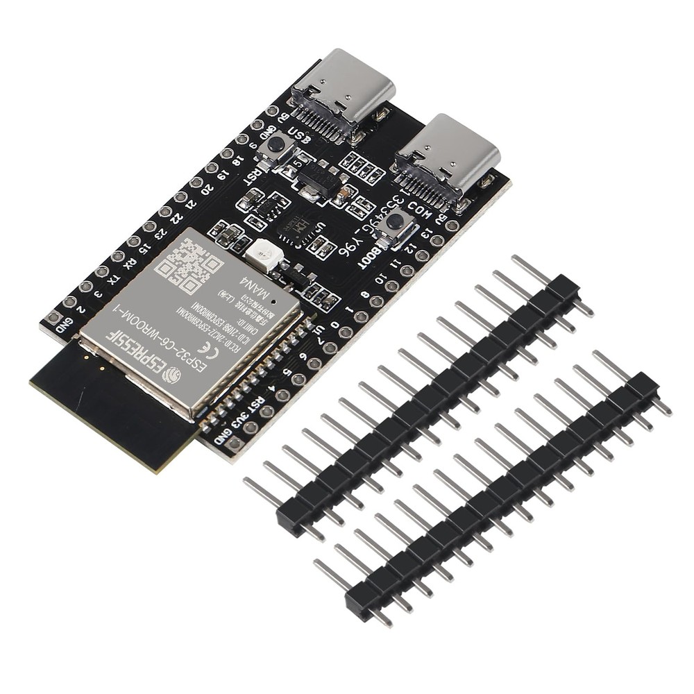 3 PCS ESP32C6WROOM1 Dual Core TypeC Development Board MCU WiFi Module