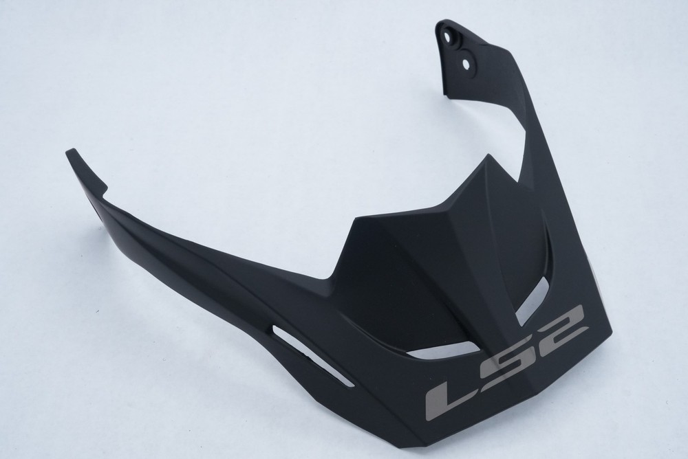 LS2 Street Fighter/Ohm Helmet Replacement Visor Peak Solid Matte Black