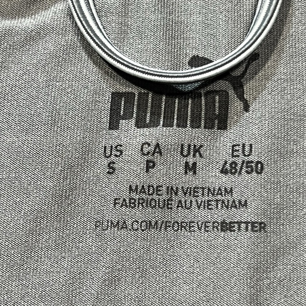 Puma 1/4 Zip Small Gray Cloudspun Pullover
