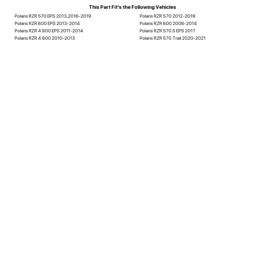 UTV MID PLOW MOUNT KIT