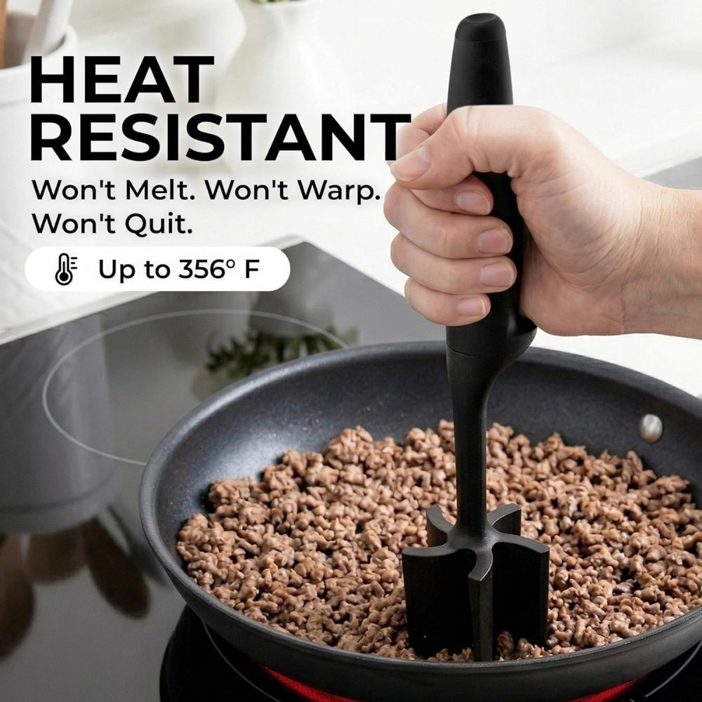 Meat Chopper & Hamburger Smasher – Comfy Grip Handle
