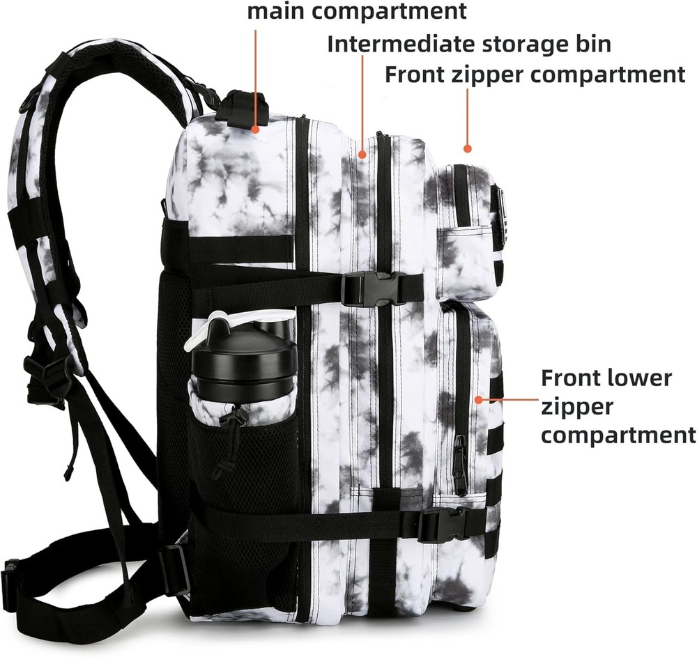 45L Tactical Assault Backpack 3 day assault pack with Molle Waterproof backpack