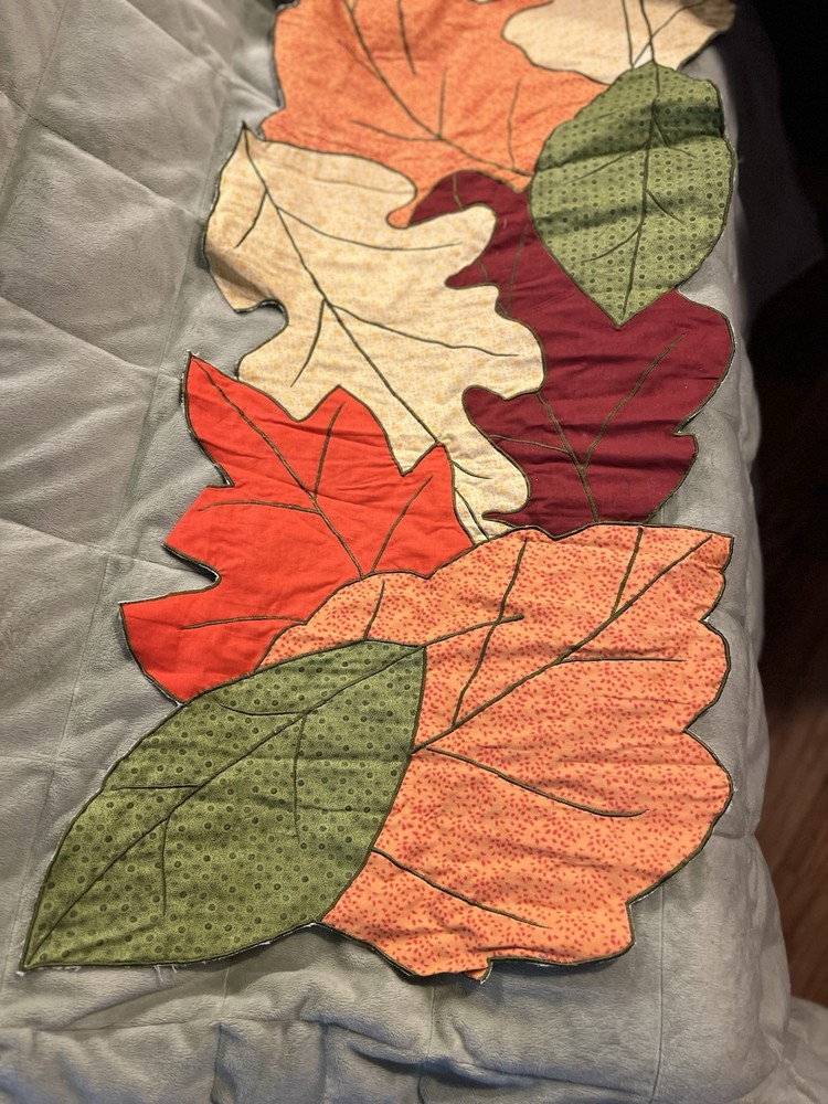 Fall Leaves Appliqué Table Runner